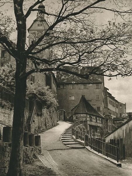Schwabisch-Hall. Badtor - Josephsturm, 1931. Artist: Kurt Hielscher