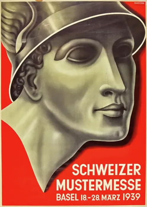 Framed Print : Schweizer Mustermesse 1939, 1939. Creator: Handschin; Johannes (1899-1948) Framed Print : Schweizer Mustermesse 1939, 1939. Creator: Handschin; Johannes (1899-1948)