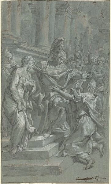 Scipio Restoring His Captive to Her Lover, 17th century. Creator: Unknown