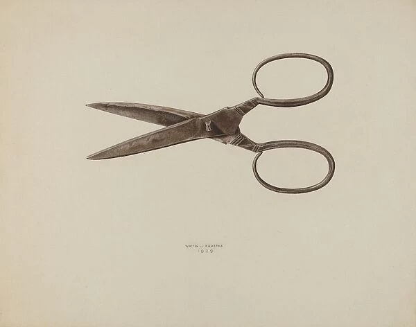 Scissors, 1939. Creator: Walter Praefke