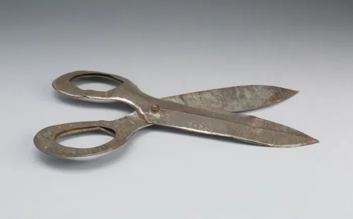 Framed Print : Scissors (Anniversary Tin), 1850 / 1900. Creator: Unknown Framed Print : Scissors (Anniversary Tin), 1850 / 1900. Creator: Unknown