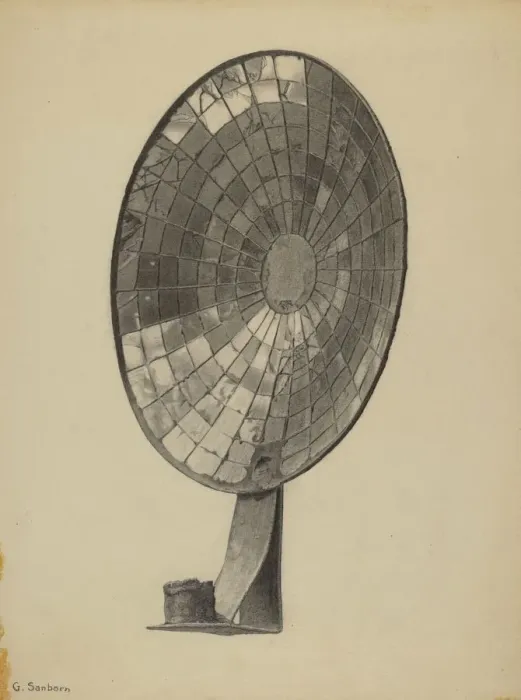 Framed Print : Sconce, c. 1938. Creator: Gordon Sanborn Framed Print : Sconce, c. 1938. Creator: Gordon Sanborn