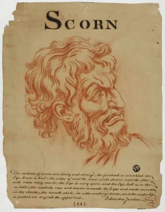 Framed Print : Scorn, after 1698. Creator: Eduardus Jacobus Framed Print : Scorn, after 1698. Creator: Eduardus Jacobus