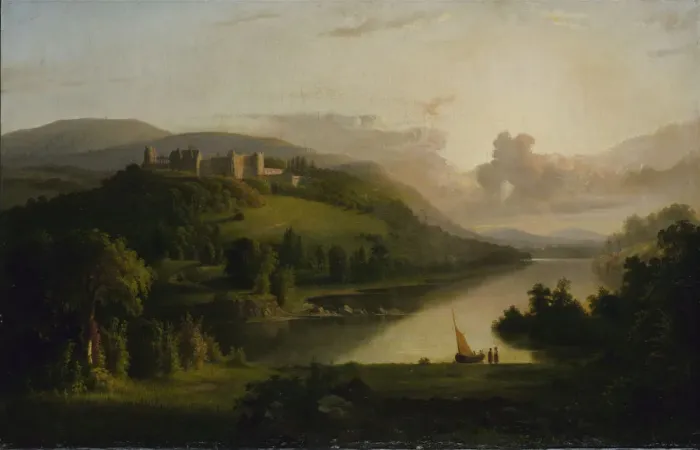 Framed Print : Scotch Highlands, ca. 1848-1852. Creator: Robert Seldon Duncanson Framed Print : Scotch Highlands, ca. 1848-1852. Creator: Robert Seldon Duncanson