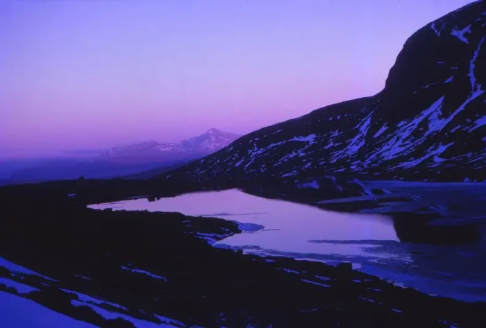 Framed Print : Scotland, Ross-Shire. Sunset at Loch Toll An Lochain below An Teallach, April. Artist: CM Dixon Framed Print : Scotland, Ross-Shire. Sunset at Loch Toll An Lochain below An Teallach, April. Artist: CM Dixon