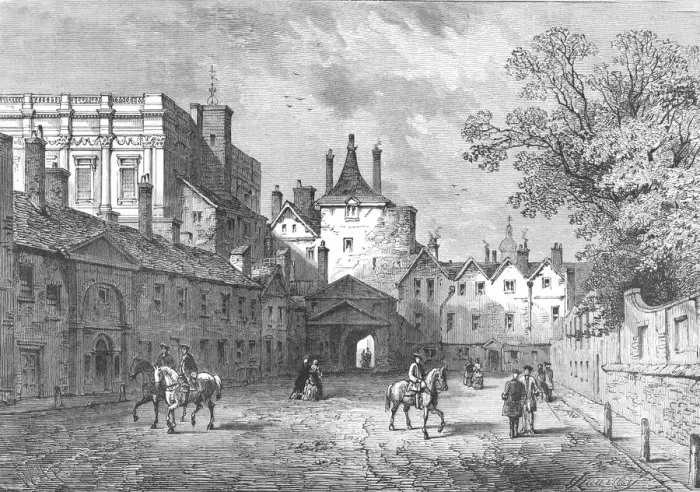 Framed Print : Scotland Yard, c1720 (1897) Framed Print : Scotland Yard, c1720 (1897)