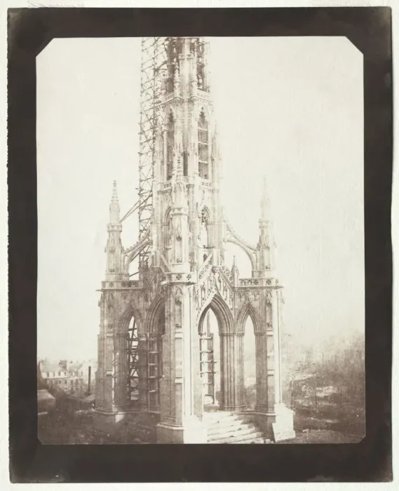 Framed Print : Scott Monument Under Construction, 1844. Creator: William Henry Fox Talbot (British, 1800-1877) Framed Print : Scott Monument Under Construction, 1844. Creator: William Henry Fox Talbot (British, 1800-1877)