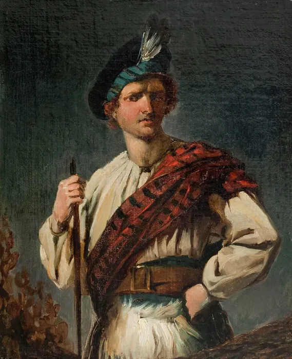 Framed Print : The Scottish, between 1800 and 1825. Creator: Theodore Gericault Framed Print : The Scottish, between 1800 and 1825. Creator: Theodore Gericault