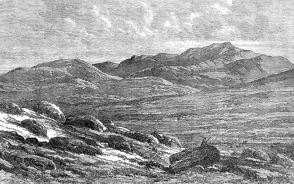 The Scottish Highlands near Balmoral - view of Lochnagar, 1864. Creator: Unknown