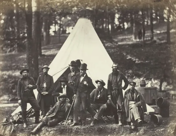 Framed Print : Scouts and Guides to the Army of the Potomac, October 1862. Creator: Alexander Gardner Framed Print : Scouts and Guides to the Army of the Potomac, October 1862. Creator: Alexander Gardner