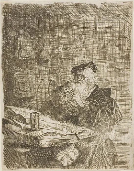 Framed Print : The Scribe, n.d. Creator: Salomon Koninck Framed Print : The Scribe, n.d. Creator: Salomon Koninck