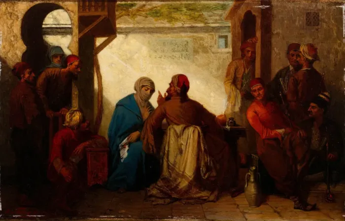Framed Print : The Scribe, Second Half of the 19th cen Artist: Starck, Julius Joseph Gaspard (1814-1899) Framed Print : The Scribe, Second Half of the 19th cen Artist: Starck, Julius Joseph Gaspard (1814-1899)