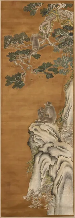 Framed Print : Scroll, China, Qing dynasty (1644-1911), c. 1860. Creator: Unknown