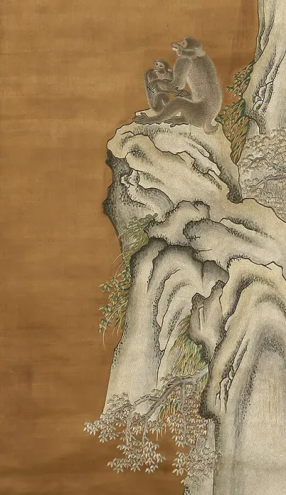 Framed Print : Scroll, China, Qing dynasty (1644-1911), c. 1860. Creator: Unknown Framed Print : Scroll, China, Qing dynasty (1644-1911), c. 1860. Creator: Unknown