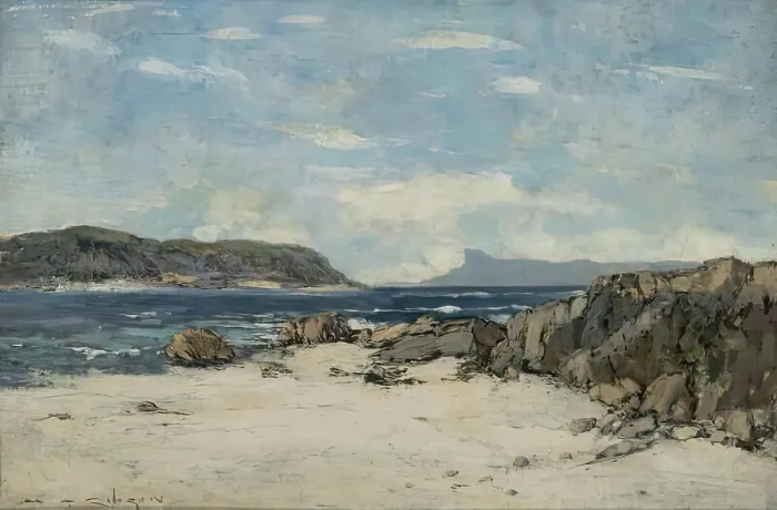 Framed Print : The Scuir of Eigg, 1900-1924. Creator: William Alfred Gibson Framed Print : The Scuir of Eigg, 1900-1924. Creator: William Alfred Gibson