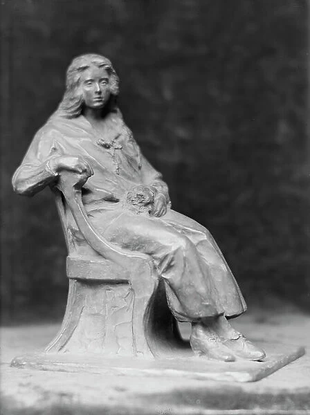 Sculpture of Mrs. I. Dallett, 1914 May 28. Creator: Arnold Genthe