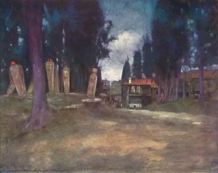 Framed Print : Scutar, 1903. Artist: Mortimer L Menpes Framed Print : Scutar, 1903. Artist: Mortimer L Menpes