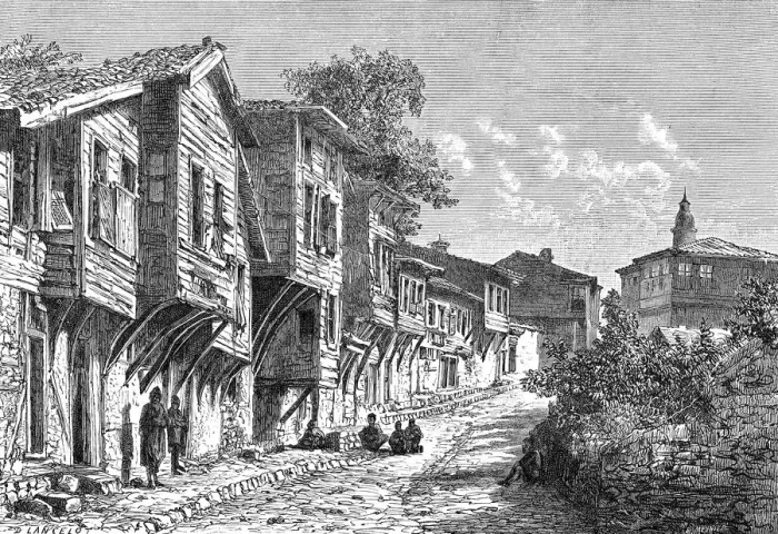 Framed Print : Scutari, Turkey, 1895. Artist: D Lancelot Framed Print : Scutari, Turkey, 1895. Artist: D Lancelot