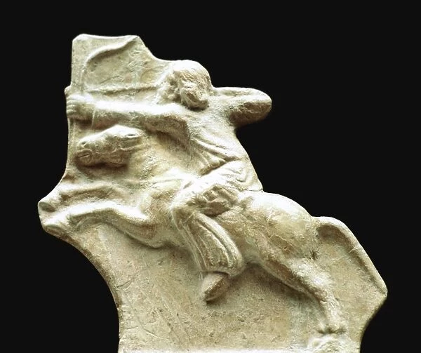 Scythian depiction of an archer on horseback