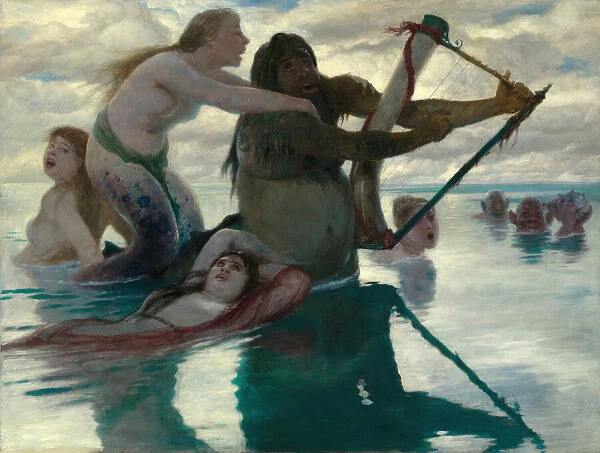 In the Sea, 1883. Creator: Arnold Bocklin