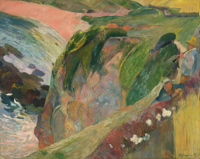 Framed Print : Above the Sea, 1889. Creator: Paul Gauguin Framed Print : Above the Sea, 1889. Creator: Paul Gauguin