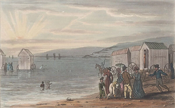 Sea Bathing, from Poetical Sketches of Scarborough, 1813. 1813