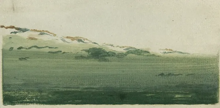 Framed Print : The Sea at Bognor, 1895. Creator: Theodore Roussel Framed Print : The Sea at Bognor, 1895. Creator: Theodore Roussel