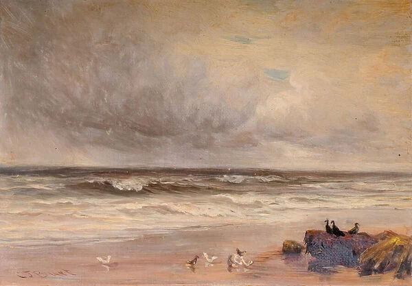 Sea Coast, 1887. Creator: Charles Thomas Burt