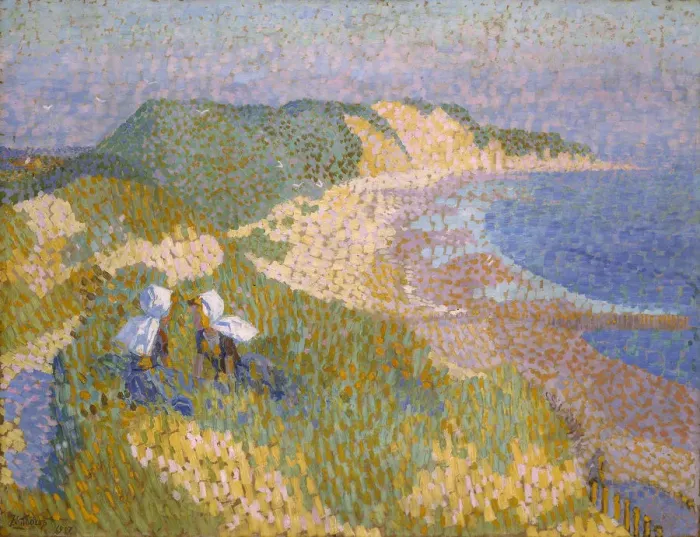 Framed Print : Sea and dunes at Zoutelande, 1907 Framed Print : Sea and dunes at Zoutelande, 1907