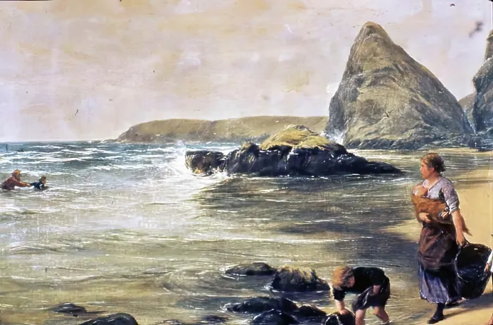 Framed Print : Sea Earnings, c1870s to 1890s. Creator: James Clarke Hook Framed Print : Sea Earnings, c1870s to 1890s. Creator: James Clarke Hook