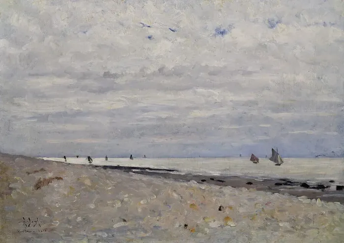 Framed Print : Sea Landscape off Honfleur, 1881. Creator: Sven Richard Bergh Framed Print : Sea Landscape off Honfleur, 1881. Creator: Sven Richard Bergh
