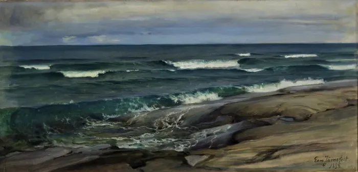 Framed Print : Sea Landscape in Porkkala, 1896 Framed Print : Sea Landscape in Porkkala, 1896