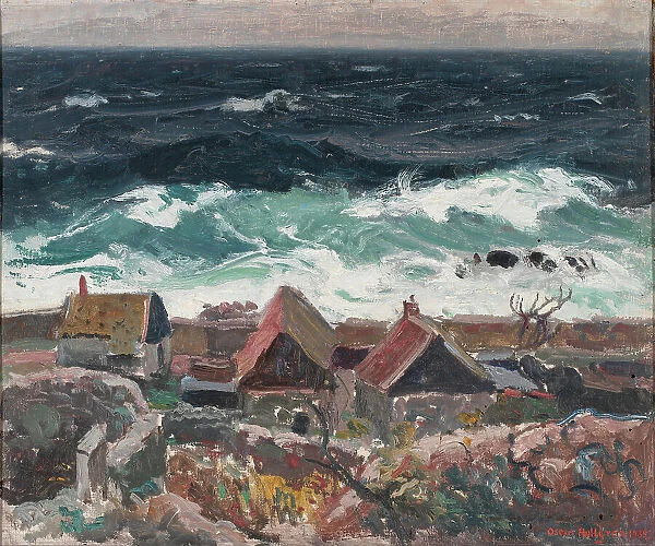 The Sea Near Christianso, 1935. Creator: Oscar Hullgren