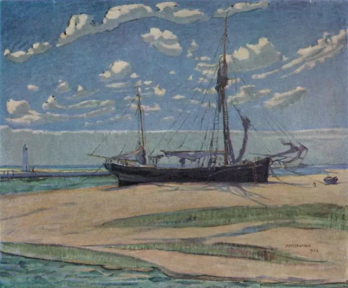 Framed Print : Sea Piece, 1922. Artist: Mary McCrossan Framed Print : Sea Piece, 1922. Artist: Mary McCrossan