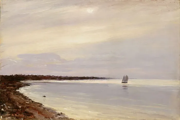 Framed Print : Sea-scape, 1903. Creator: Nikolay Dubovskoy Framed Print : Sea-scape, 1903. Creator: Nikolay Dubovskoy