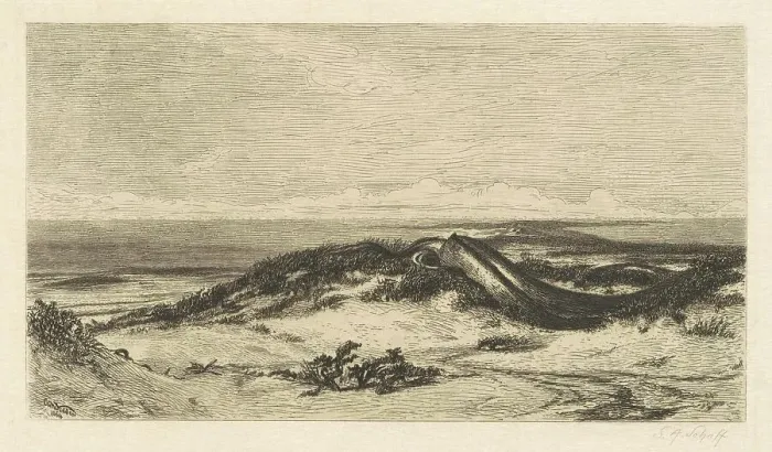 Framed Print : The Sea Serpent, 1880. Creator: Stephen Alonzo Schoff Framed Print : The Sea Serpent, 1880. Creator: Stephen Alonzo Schoff