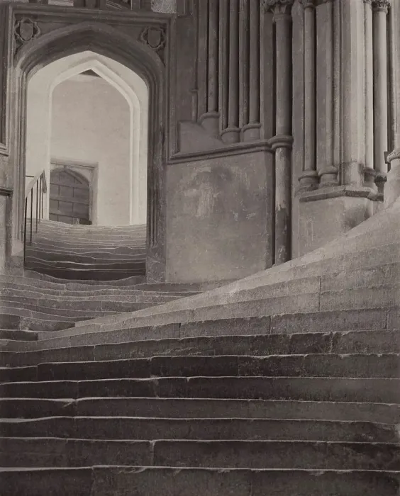 Framed Print : A Sea Of Steps -- Wells Cathedral (image 1 of 3), 1903. Creator: Frederick Henry Evans Framed Print : A Sea Of Steps -- Wells Cathedral (image 1 of 3), 1903. Creator: Frederick Henry Evans
