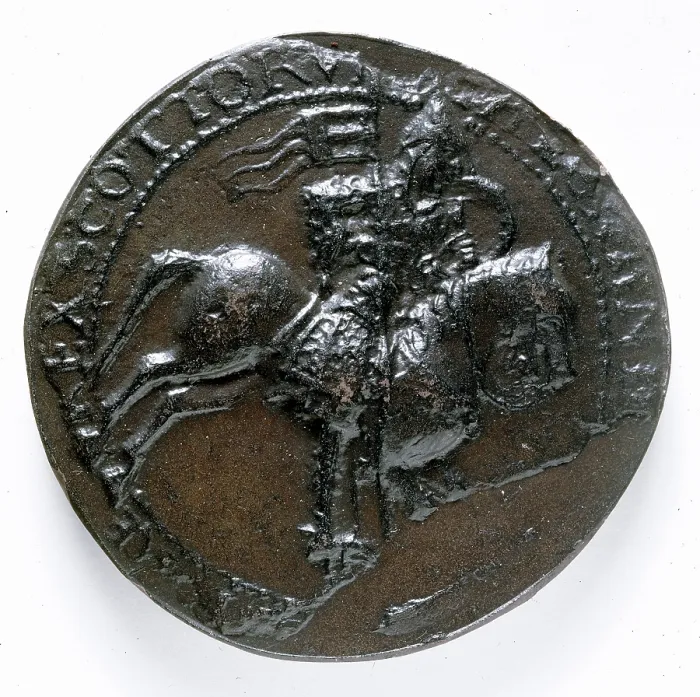 Framed Print : Seal of Alexander I of Scotland, c1112. Creator: Unknown Framed Print : Seal of Alexander I of Scotland, c1112. Creator: Unknown