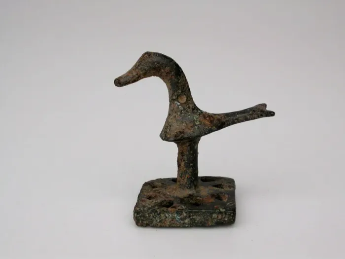 Framed Print : Seal with Bird, Geometric Period (750-700 BCE). Creator: Unknown Framed Print : Seal with Bird, Geometric Period (750-700 BCE). Creator: Unknown