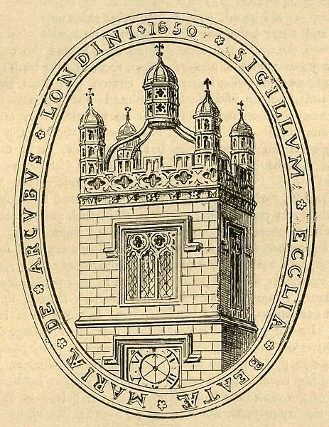 The Seal of Bow Church, c1650, (1897). Creator: Unknown