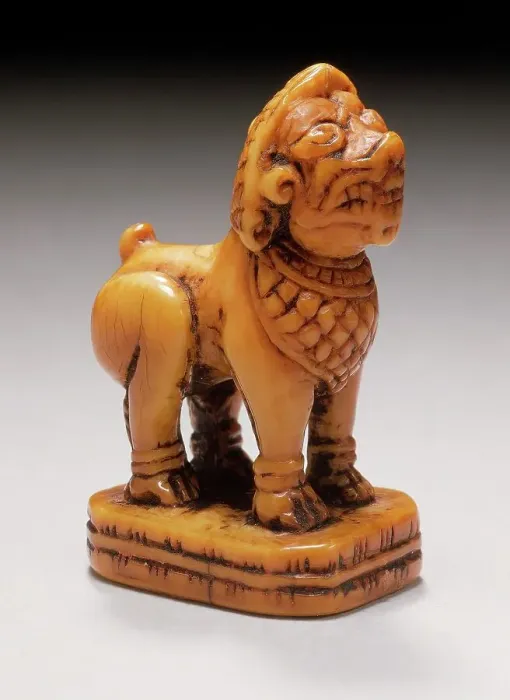 Framed Print : Seal Carved as Southeast Asian-Style Lion, 17th century. Creator: Unknown Framed Print : Seal Carved as Southeast Asian-Style Lion, 17th century. Creator: Unknown