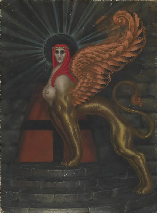 Framed Print : The Sealed Door, 1926. Creator: Nikolay Kalmakov Framed Print : The Sealed Door, 1926. Creator: Nikolay Kalmakov