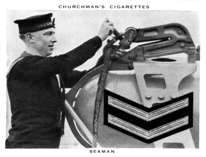 Framed Print : Seaman, 1937. Artist: WA & AC Churchman Framed Print : Seaman, 1937. Artist: WA & AC Churchman