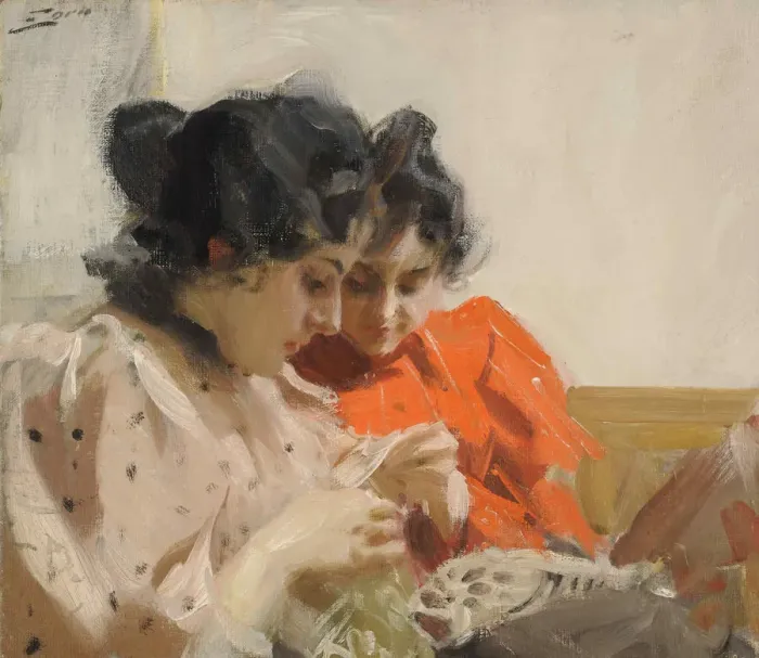 Framed Print : The Seamstresses, 1894 Framed Print : The Seamstresses, 1894