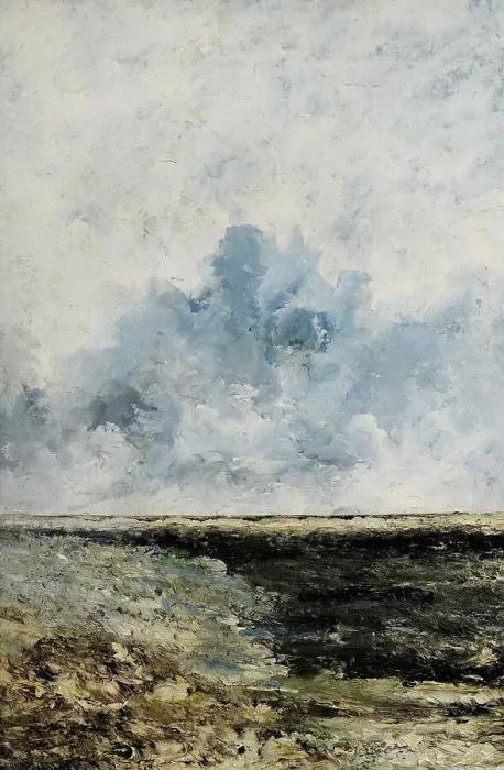 Framed Print : Seascape, 1894. Creator: August Strindberg Framed Print : Seascape, 1894. Creator: August Strindberg