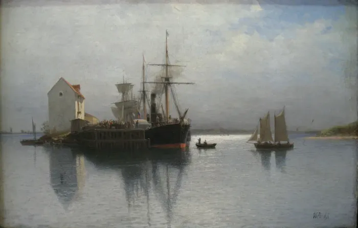 Framed Print : Seascape, 1897 Framed Print : Seascape, 1897