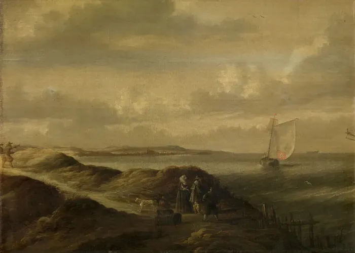 Framed Print : Seascape, mid-17th century. Creator: Bonaventura Peeters I Framed Print : Seascape, mid-17th century. Creator: Bonaventura Peeters I