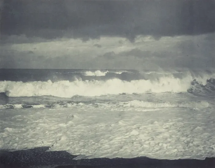 Framed Print : Seascape, Napier. From the album: Camera Pictures of New Zealand, 1920s. Creator: Harry Moult Framed Print : Seascape, Napier. From the album: Camera Pictures of New Zealand, 1920s. Creator: Harry Moult