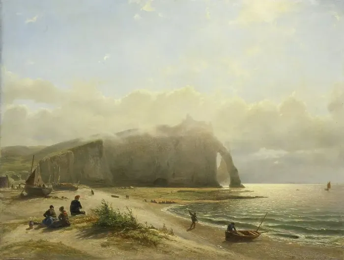Framed Print : Seascape near the Coast, 1845-1880. Creator: Willem Antonie van Deventer Framed Print : Seascape near the Coast, 1845-1880. Creator: Willem Antonie van Deventer