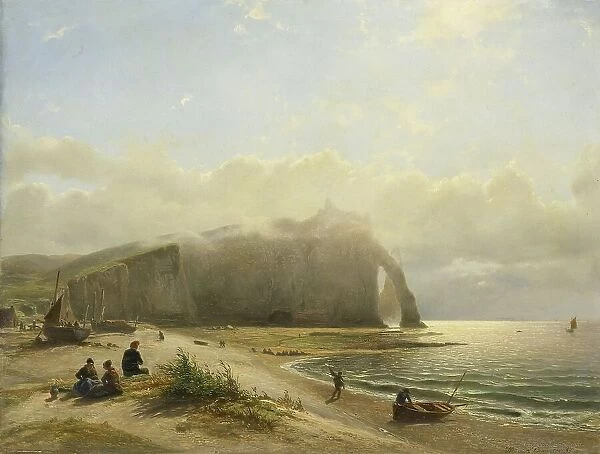 Seascape near the Coast, 1845-1880. Creator: Willem Antonie van Deventer